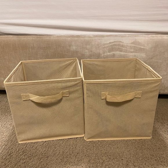 Storage & Organization Lot Of 2 Closet Storage Boxes Clothes
